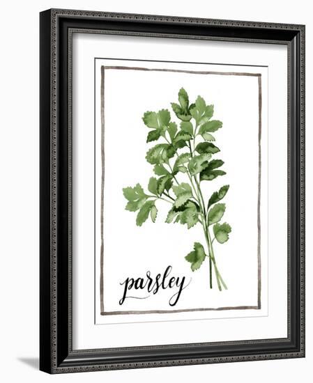 Watercolor Herbs II-Grace Popp-Framed Art Print