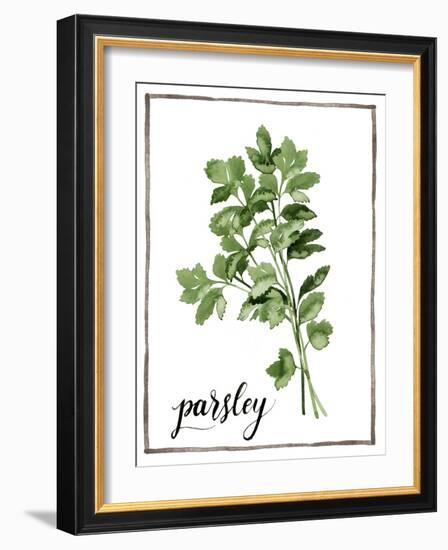 Watercolor Herbs II-Grace Popp-Framed Art Print