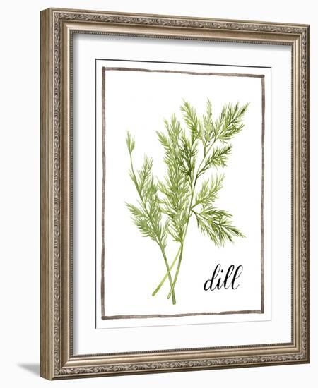 Watercolor Herbs III-Grace Popp-Framed Art Print