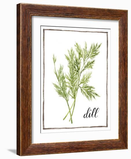 Watercolor Herbs III-Grace Popp-Framed Art Print