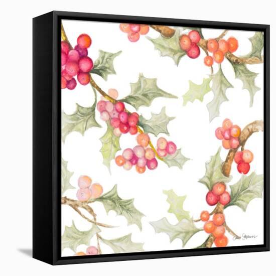 Watercolor Holly I-Janice Gaynor-Framed Stretched Canvas