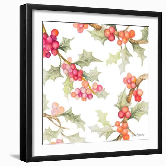 Watercolor Holly I-Janice Gaynor-Framed Art Print