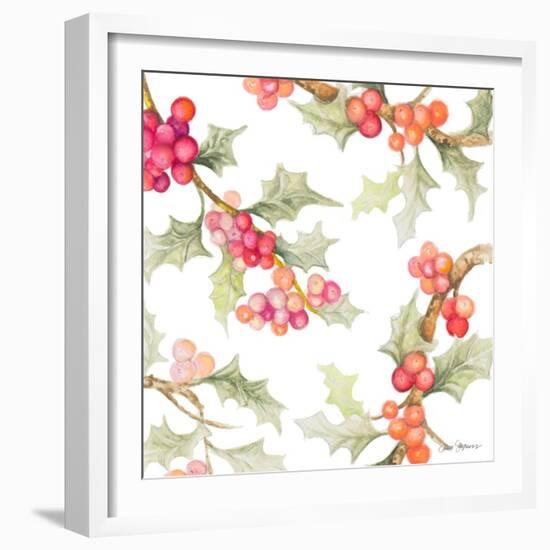 Watercolor Holly I-Janice Gaynor-Framed Art Print