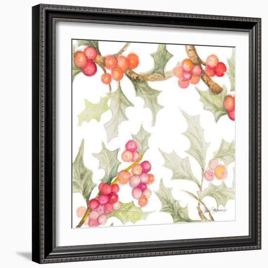 Watercolor Holly II-Janice Gaynor-Framed Art Print