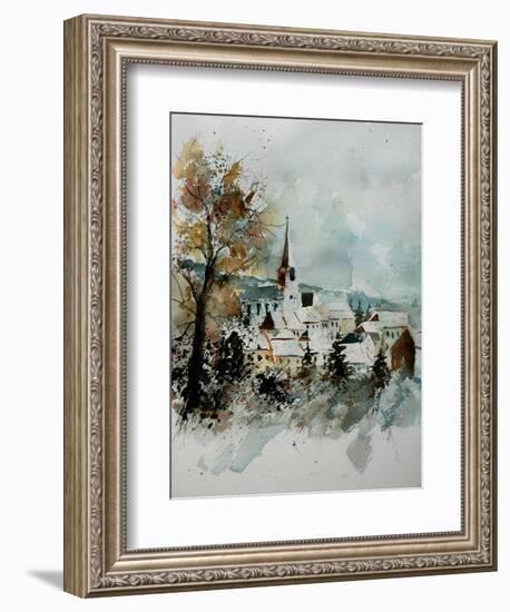 Watercolor Houyet-Pol Ledent-Framed Art Print