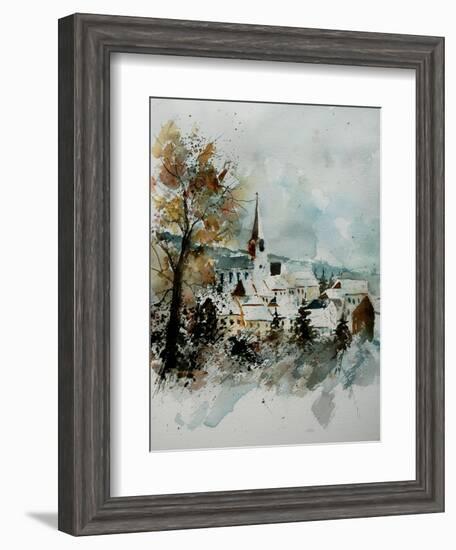 Watercolor Houyet-Pol Ledent-Framed Art Print