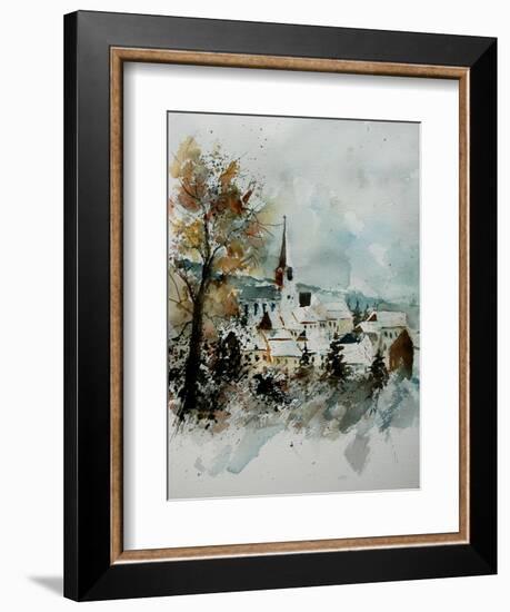 Watercolor Houyet-Pol Ledent-Framed Art Print