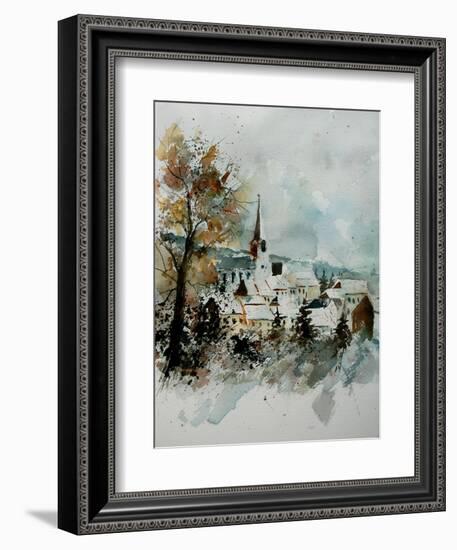 Watercolor Houyet-Pol Ledent-Framed Art Print