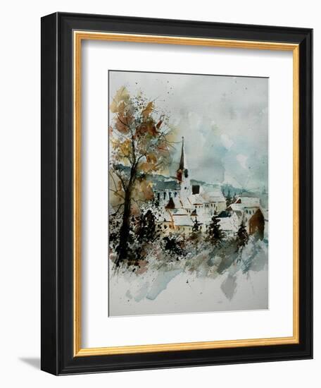 Watercolor Houyet-Pol Ledent-Framed Art Print