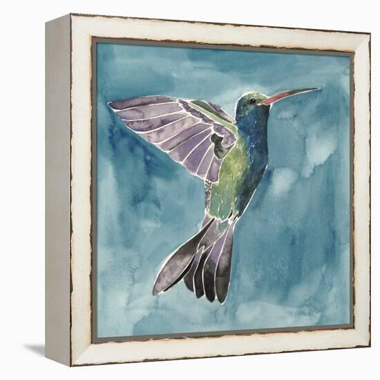 Watercolor Hummingbird I-Grace Popp-Framed Stretched Canvas