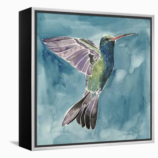 Watercolor Hummingbird I-Grace Popp-Framed Stretched Canvas