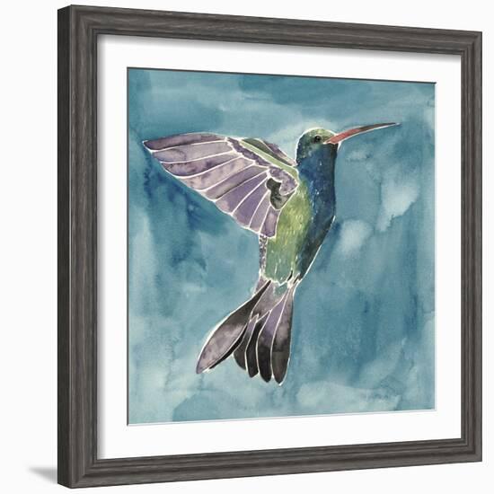 Watercolor Hummingbird I-Grace Popp-Framed Art Print