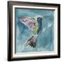 Watercolor Hummingbird I-Grace Popp-Framed Art Print