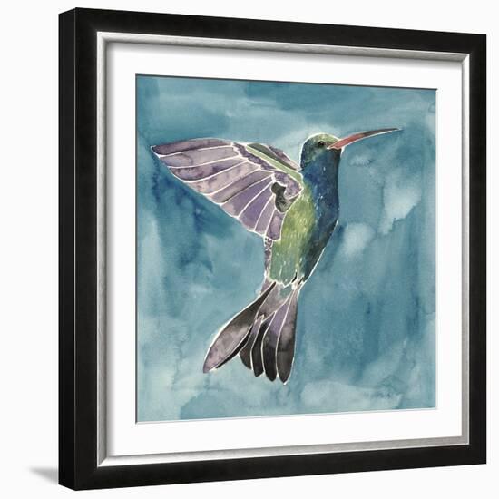 Watercolor Hummingbird I-Grace Popp-Framed Art Print