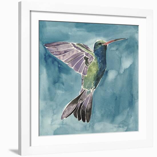 Watercolor Hummingbird I-Grace Popp-Framed Giclee Print