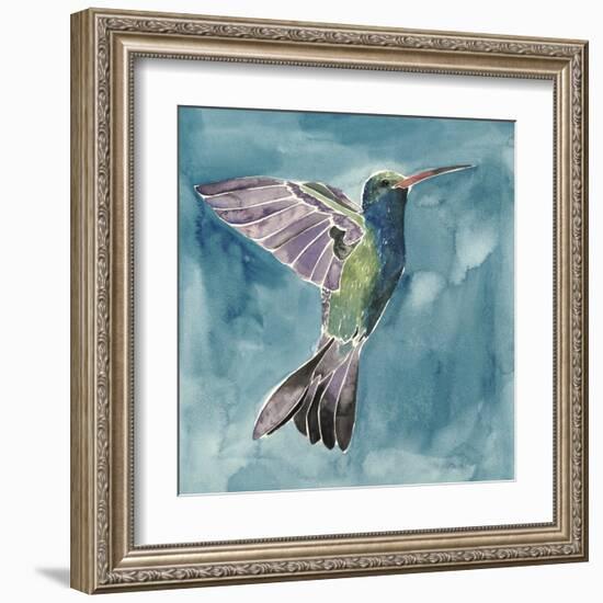 Watercolor Hummingbird I-Grace Popp-Framed Art Print