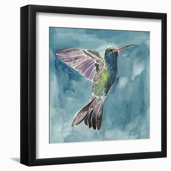 Watercolor Hummingbird I-Grace Popp-Framed Art Print