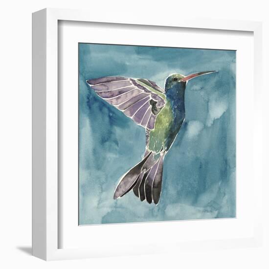 Watercolor Hummingbird I-Grace Popp-Framed Art Print