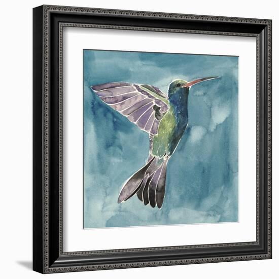 Watercolor Hummingbird I-Grace Popp-Framed Art Print