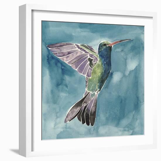 Watercolor Hummingbird I-Grace Popp-Framed Art Print