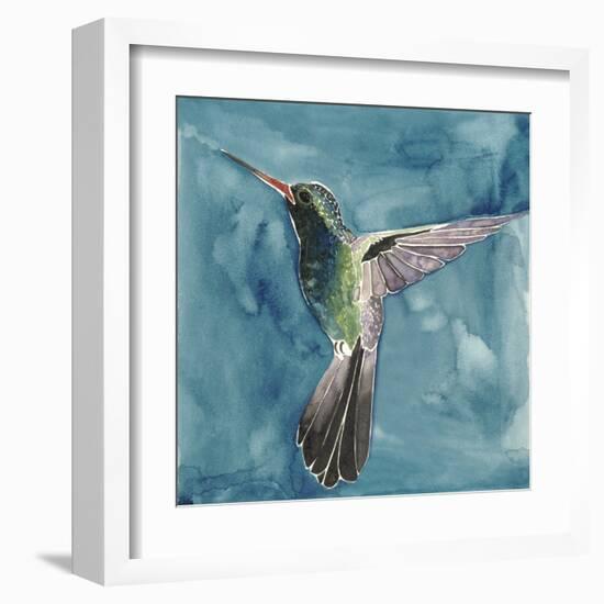 Watercolor Hummingbird II-Grace Popp-Framed Art Print