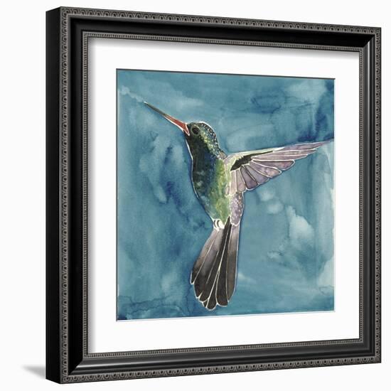 Watercolor Hummingbird II-Grace Popp-Framed Art Print