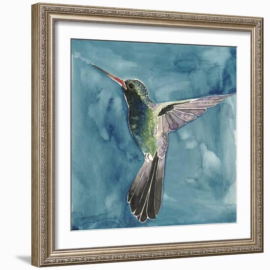 Watercolor Hummingbird II-Grace Popp-Framed Art Print