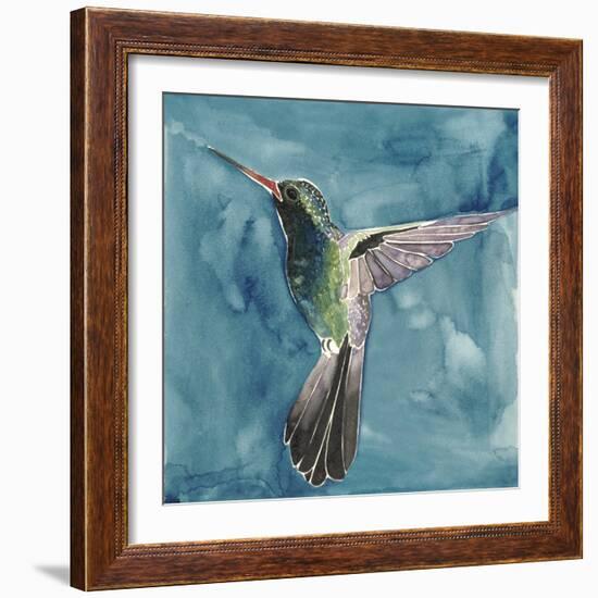 Watercolor Hummingbird II-Grace Popp-Framed Art Print