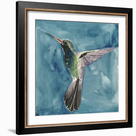 Watercolor Hummingbird II-Grace Popp-Framed Art Print