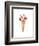 Watercolor Ice Cream Cone II-Lanie Loreth-Framed Art Print