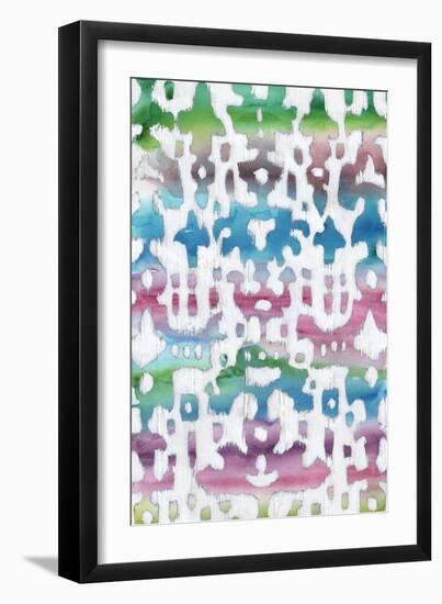 Watercolor Ikat I-Chariklia Zarris-Framed Art Print