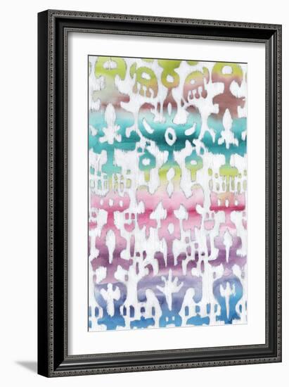 Watercolor Ikat II-Chariklia Zarris-Framed Art Print