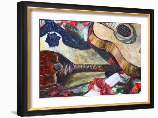 Watercolor Ilustration-Suriko-Framed Art Print