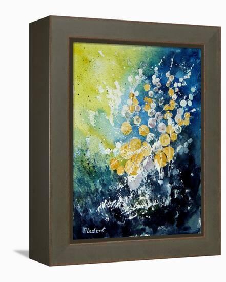 Watercolor John's Flowers-Pol Ledent-Framed Stretched Canvas