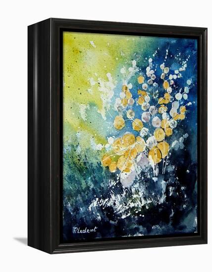 Watercolor John's Flowers-Pol Ledent-Framed Stretched Canvas