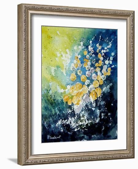 Watercolor John's Flowers-Pol Ledent-Framed Art Print