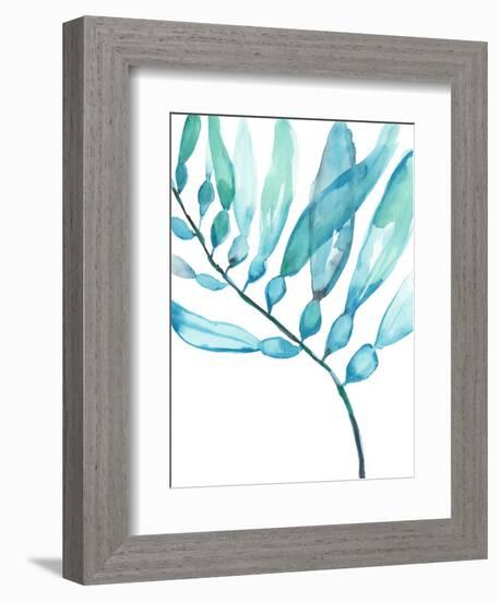 Watercolor Kelp II-Jennifer Goldberger-Framed Art Print