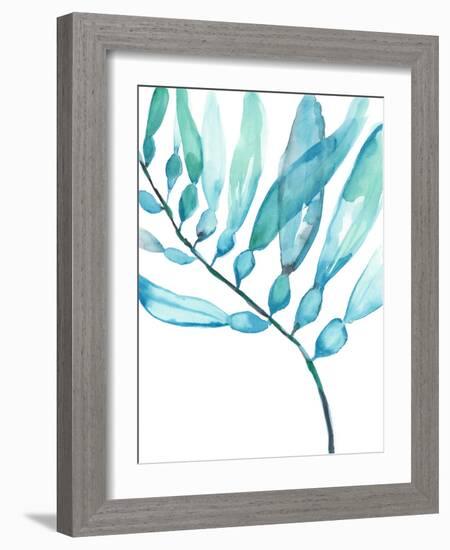 Watercolor Kelp II-Jennifer Goldberger-Framed Art Print