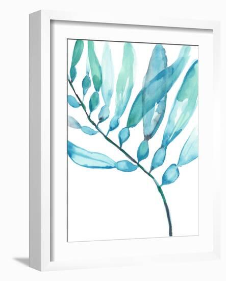 Watercolor Kelp II-Jennifer Goldberger-Framed Art Print