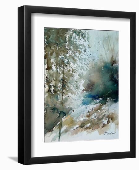 Watercolor landscape 301005-Pol Ledent-Framed Art Print