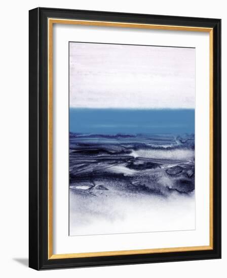 Watercolor Landscape Blue-Iris Lehnhardt-Framed Photographic Print