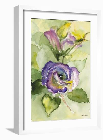 Watercolor Lavender Floral II-Lanie Loreth-Framed Art Print