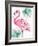 Watercolor Leaf Flamingo I-Patricia Pinto-Framed Art Print