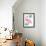 Watercolor Leaf Flamingo I-Patricia Pinto-Framed Art Print displayed on a wall