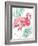 Watercolor Leaf Flamingo II-Patricia Pinto-Framed Art Print