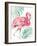 Watercolor Leaf Flamingo II-Patricia Pinto-Framed Art Print