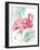 Watercolor Leaf Flamingo II-Patricia Pinto-Framed Art Print