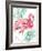 Watercolor Leaf Flamingo II-Patricia Pinto-Framed Art Print