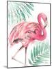Watercolor Leaf Flamingo II-Patricia Pinto-Mounted Art Print