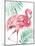 Watercolor Leaf Flamingo II-Patricia Pinto-Mounted Art Print